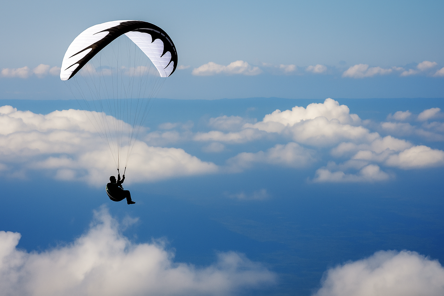 Paraglider sky