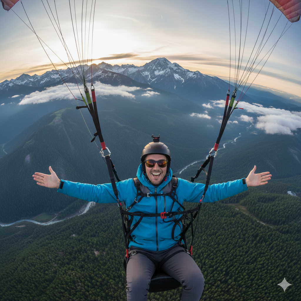 paragliding pilot